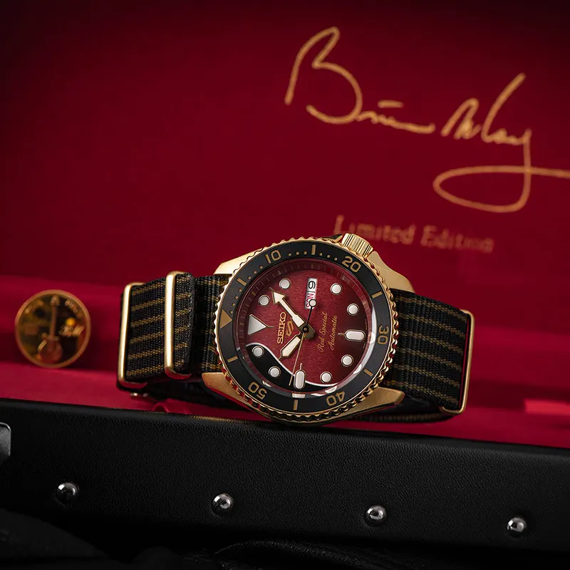 Seiko 5 Sports Brian May Limited Edition Men's Watch- SRPH80K1